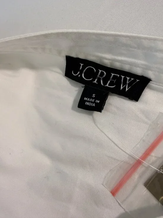 J.Crew Delilah Cotton Poplin Dress NWT Size Small White Puff Sleeve Mini - Picture 4 of 9